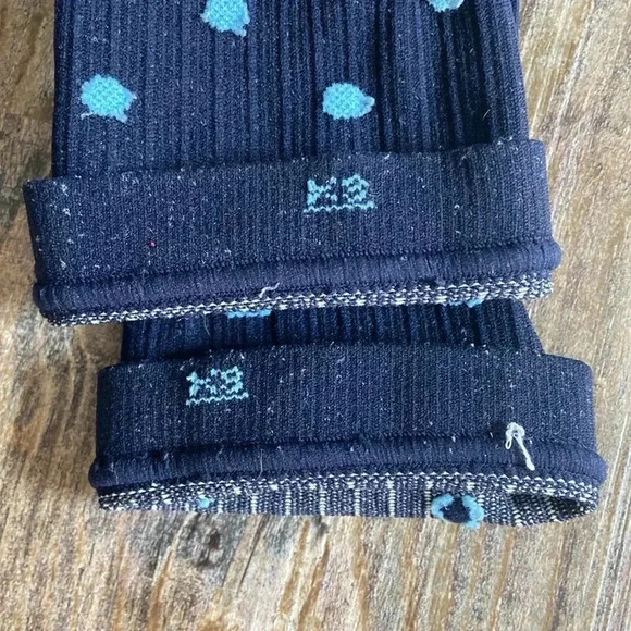 Pro Compression | Navy Dots  Calf Sleeves - Picture 4 of 6